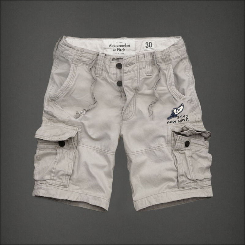Abercrombie Fitch Hombres Cargo Patalón Corto AF7526